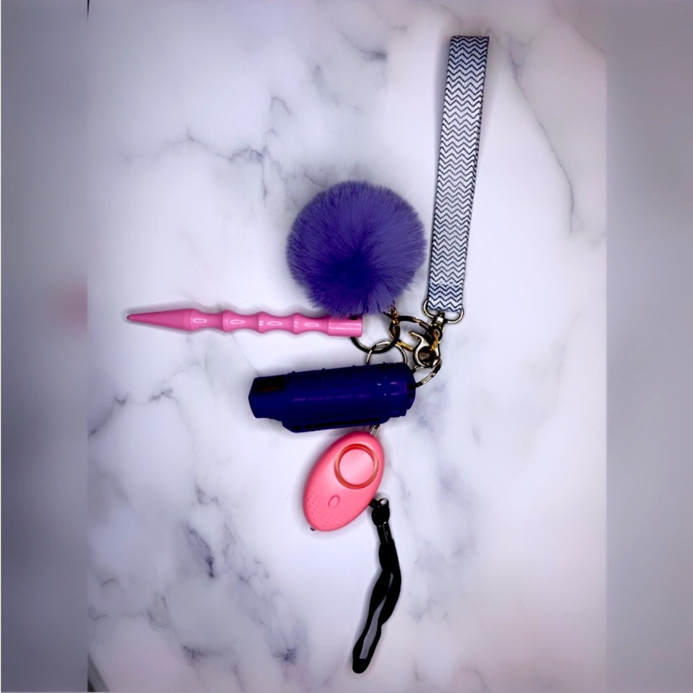 Defense Keychain (flash light kobaton-self defense tool, pepper spray.. 😊